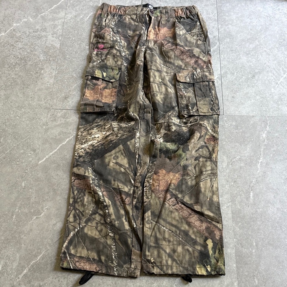 Y2K Mossy Oak Camo Cargo Pants Small